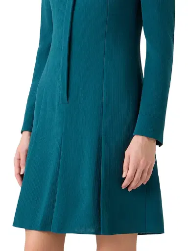 Akris Women's Cotton-Silk Seersucker Shirtdress | Thumbnail 5 Akris Women's Cotton-Silk Seersucker Shirtdress | Thumbnail 5