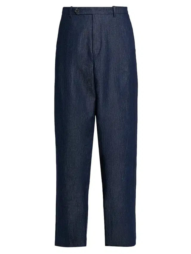 Jil Sander Men's Pleated Chambray Trousers - Magnet