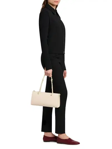 Jil Sander Women's Tangle Tent Leather Shoulder Bag | Thumbnail 2 Jil Sander Women's Tangle Tent Leather Shoulder Bag | Thumbnail 2