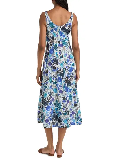 Ro's Garden Women's Camillie Floral Cotton Midi-Dress | Thumbnail 5