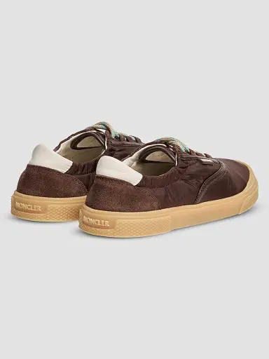 Moncler Men's Vera Leisure Sneakers - Brown - Size 13 | Thumbnail 3