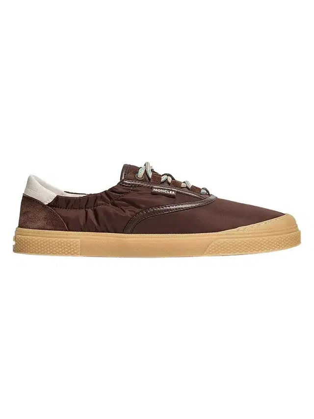 Moncler Men's Vera Leisure Sneakers - Brown