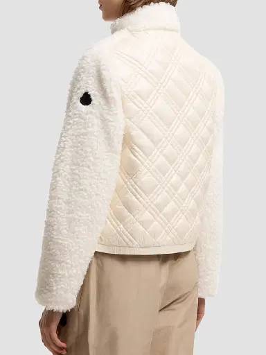 Moncler Women's Down-Filled Cardigan - White - Size XL | Thumbnail 3