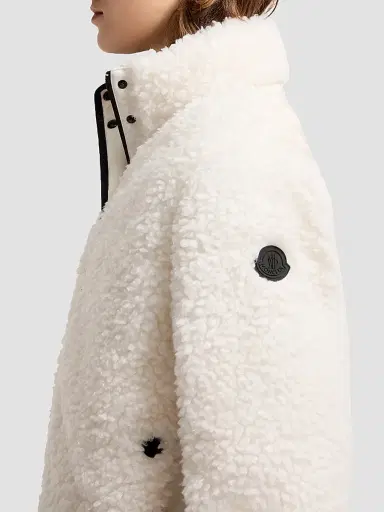 Moncler Women's Down-Filled Cardigan - White - Size XL | Thumbnail 4