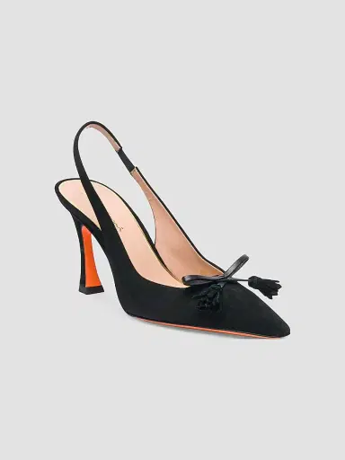 Santoni Women's Adri Bow 85MM Slingback Pumps | Thumbnail 2 Santoni Women's Adri Bow 85MM Slingback Pumps | Thumbnail 2