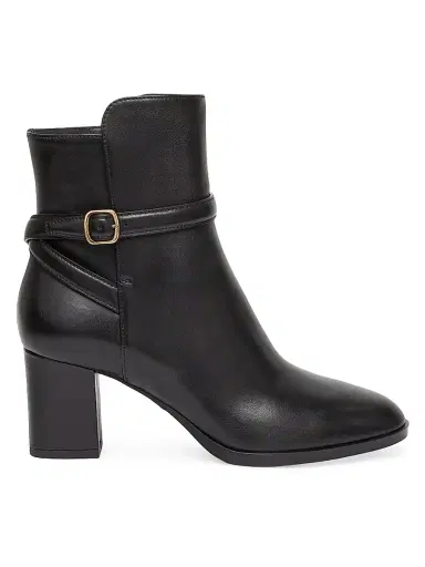 Santoni Women's Andy 65MM Leather Block-Heel Booties - Black - Size 12 | Thumbnail 1 Santoni Women's Andy 65MM Leather Block-Heel Booties - Black - Size 12 | Thumbnail 1