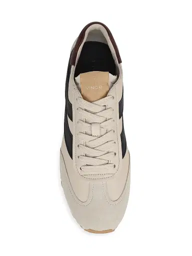 Vince Women's Oasis Runner Leather Lace-Up Sneakers - Cosmic Blue - Size 11 | Thumbnail 4