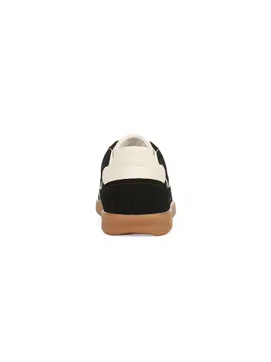 Vince Women's Oasis Edge Paint Suede Low-Top Sneakers - Black - Size 11 | Thumbnail 3