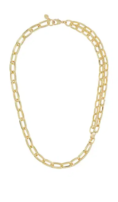 Roxanne Assoulin The Paperclip Double Chain Necklace | Thumbnail 2