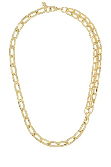 Roxanne Assoulin The Paperclip Double Chain Necklace | Thumbnail 1