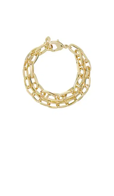 Roxanne Assoulin The Paperclip Double Chain Bracelet | Thumbnail 2