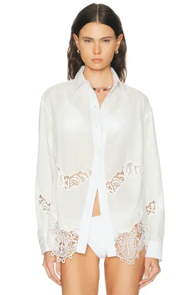 éliou for FWRD Sumi Button Down Top | Thumbnail 2