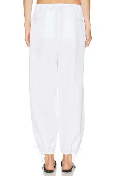 TOTEME Drawstring Cotton Trouser | Thumbnail 4 TOTEME Drawstring Cotton Trouser | Thumbnail 4
