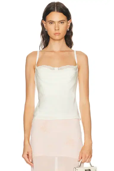 Staud Evangeline Silk Top | Thumbnail 1 Staud Evangeline Silk Top | Thumbnail 1