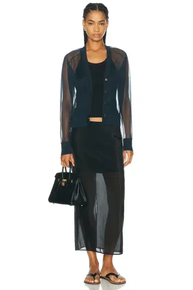 RENGGLI Sheer Knit Cardigan | Thumbnail 4 RENGGLI Sheer Knit Cardigan | Thumbnail 4