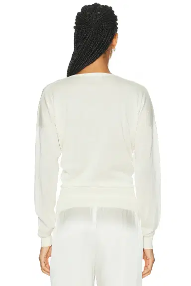 RENGGLI Silk Cashmere V-Neck Sweater | Thumbnail 3 RENGGLI Silk Cashmere V-Neck Sweater | Thumbnail 3