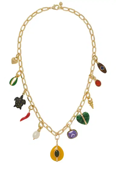 Roxanne Assoulin The Multi Charm Chain Necklace | Thumbnail 1