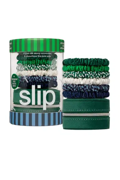 Slip Pure Silk Skinny Scrunchies Set Of 6 | Thumbnail 1