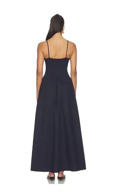 susana monaco Poplin String Drop Waist Maxi Dress | Thumbnail 3 susana monaco Poplin String Drop Waist Maxi Dress | Thumbnail 3