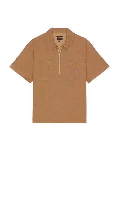 Brixton Brakeman Half Zip Short Sleeve Shirt | Thumbnail 4 Brixton Brakeman Half Zip Short Sleeve Shirt | Thumbnail 4