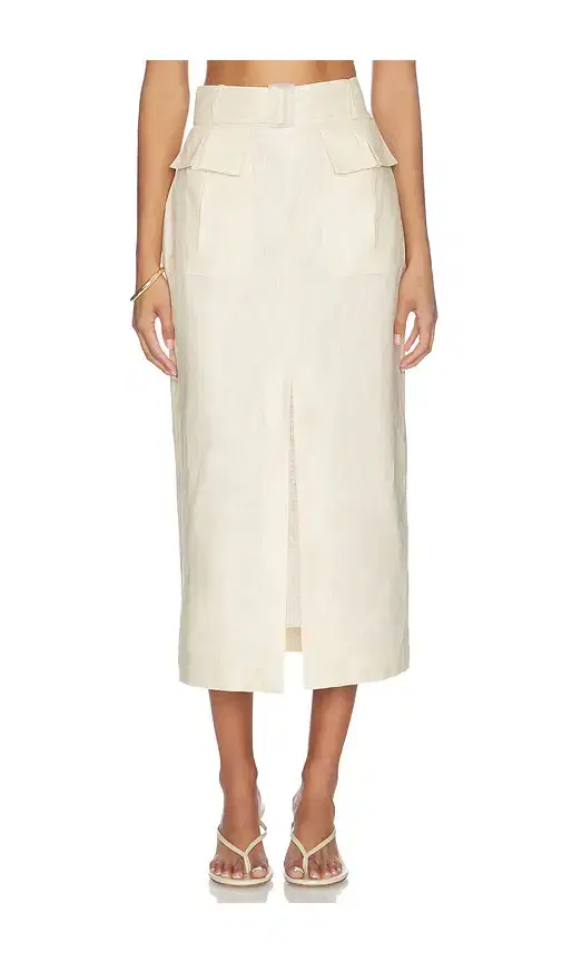 MATTHEW BRUCH Cargo Midi Skirt