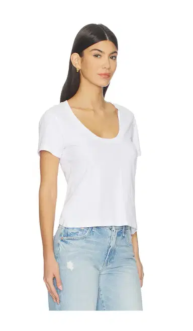 La Ligne Scoop Short Sleeve Molly Tee | Thumbnail 2