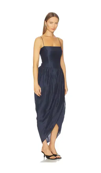 Amanda Uprichard Castello Midi Dress | Thumbnail 2 Amanda Uprichard Castello Midi Dress | Thumbnail 2