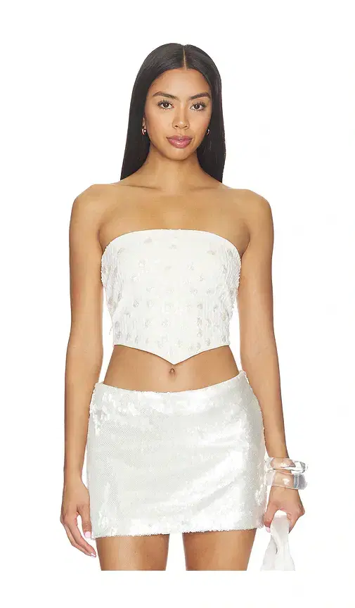 Reiley Shell Embroidered Top