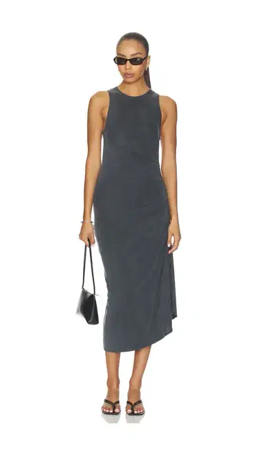 AGOLDE Draped Overlay Raglan Sleeve Mini Dress | Thumbnail 1 AGOLDE Draped Overlay Raglan Sleeve Mini Dress | Thumbnail 1