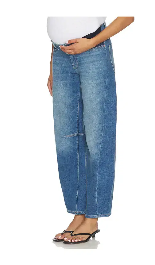 DL1961 X Bumpsuit Miro Barrel High Rise Maternity Jeans