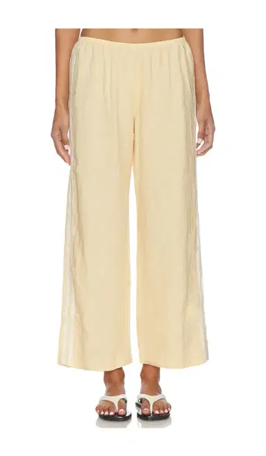 DONNI. The Linen Crop Racer Stripe Pant | Thumbnail 2 DONNI. The Linen Crop Racer Stripe Pant | Thumbnail 2