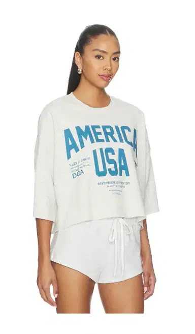 The Laundry Room Welcome To America Crop Jumper | Thumbnail 2 The Laundry Room Welcome To America Crop Jumper | Thumbnail 2