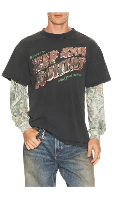 Philcos Jeep 4X4 Country Layered Tee | Thumbnail 1