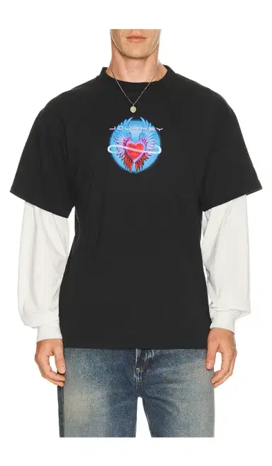Philcos Journey Pink Heart Layered Tee | Thumbnail 1