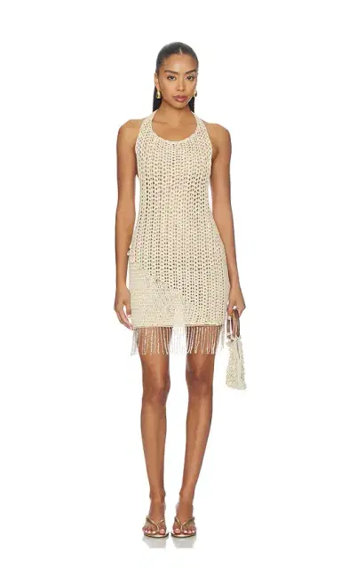 MORE TO COME Acacia Crochet Mini Dress | Thumbnail 1