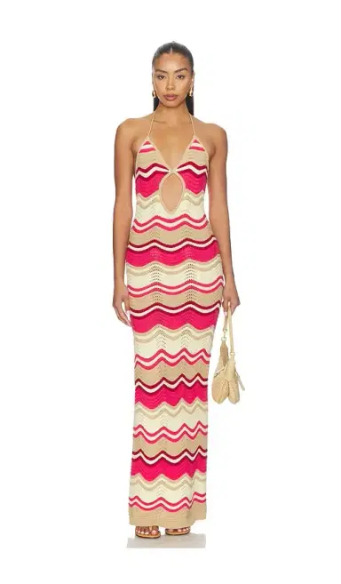 MORE TO COME Marita Halter Maxi Dress | Thumbnail 1