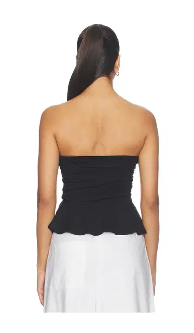 susana monaco Tube Gathered Flare Top | Thumbnail 3
