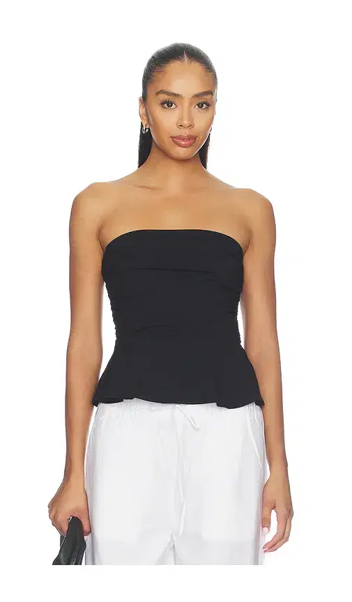 Susana Monaco Tube Gathered Flare Top