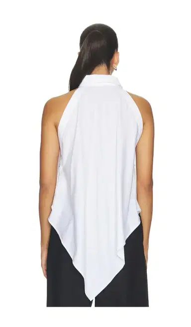 Helmut Lang Collar Scarf Top | Thumbnail 3 Helmut Lang Collar Scarf Top | Thumbnail 3