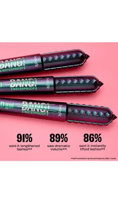 Benefit Cosmetics BADgal BANG! Waterproof Mini Mascara | Thumbnail 6 Benefit Cosmetics BADgal BANG! Waterproof Mini Mascara | Thumbnail 6