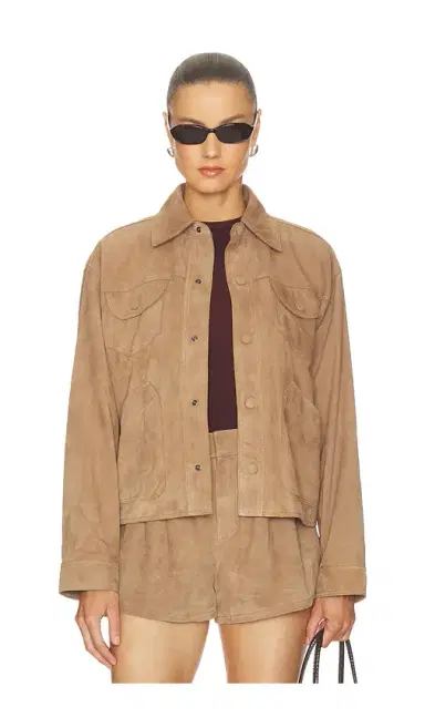 Frame The Suede Utility Jacket | Thumbnail 1 Frame The Suede Utility Jacket | Thumbnail 1