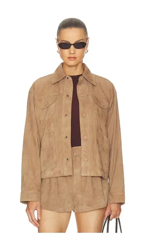 FRAME The Suede Utility Jacket