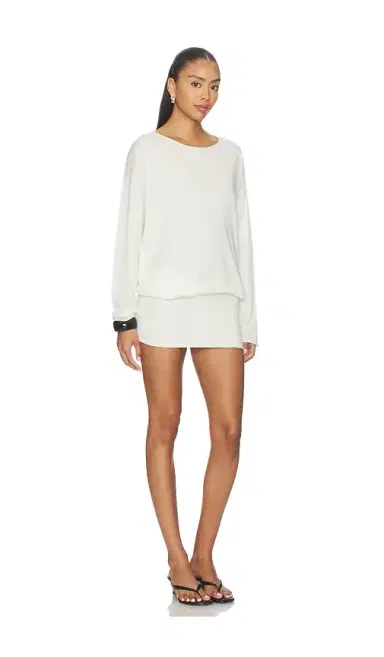 ÉTERNE Boatneck Mini Dress | Thumbnail 2