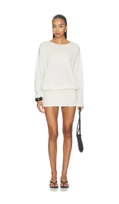 ÉTERNE Boatneck Mini Dress | Thumbnail 1