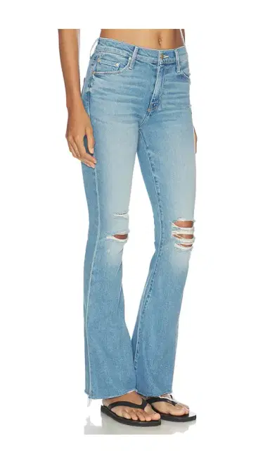 Mother Lil Petite Weekend Fray Jeans | Thumbnail 2 Mother Lil Petite Weekend Fray Jeans | Thumbnail 2