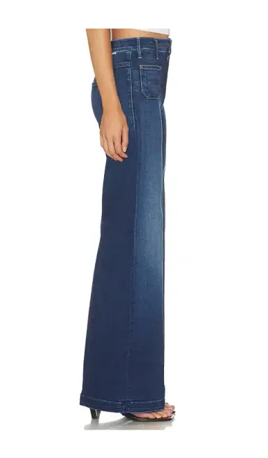 Mother Lil Petite Hustler Roller Patch Pocket Sneak Jeans | Thumbnail 3 Mother Lil Petite Hustler Roller Patch Pocket Sneak Jeans | Thumbnail 3
