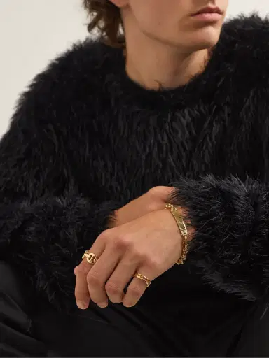 Hoorsenbuhs Quad Link 18-Karat Gold Ring - Men | Thumbnail 2 Hoorsenbuhs Quad Link 18-Karat Gold Ring - Men | Thumbnail 2