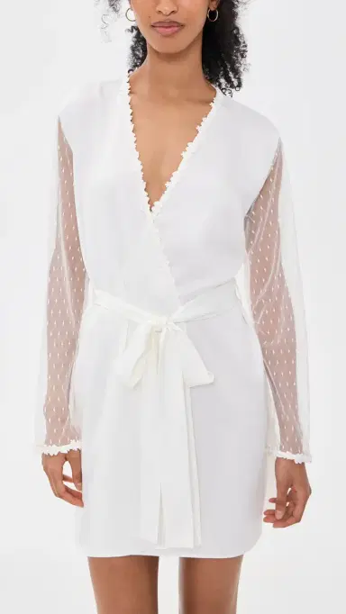 Flora Nikrooz Showstopper Charmeuse Robe | Thumbnail 2