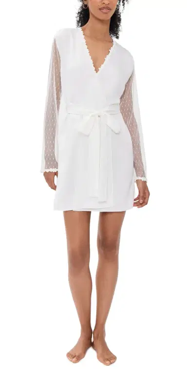 Flora Nikrooz Showstopper Charmeuse Robe | Thumbnail 1