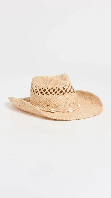 Lack of color Seashells Cowboy Hat Natural | Thumbnail 2 Lack of color Seashells Cowboy Hat Natural | Thumbnail 2